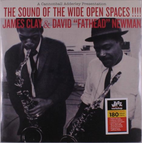 James Clay & David Fathead Newman: Sound Of The Wide Open Spaces (Limited Edition) (remastered) (180g), LP