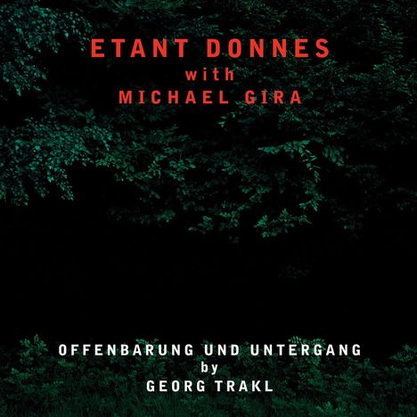 Étant Donnés &amp; Michael Gira: Offenbarung und Untergang, LP
