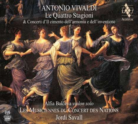 Antonio Vivaldi (1678-1741): Concerti op.8 Nr.1-4 "4 Jahreszeiten" (Version mit Sonetten &amp; Version ohne Sonette), 2 Super Audio CDs