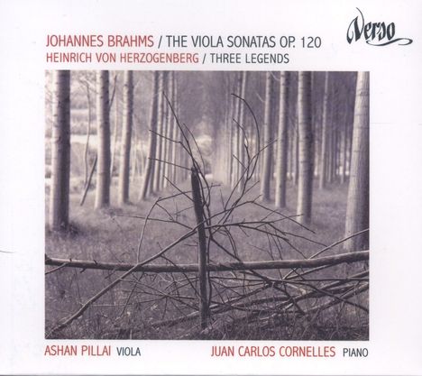 Johannes Brahms (1833-1897): Sonaten für Viola &amp; Klavier op.120 Nr.1 &amp; 2, CD