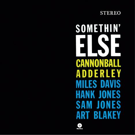 Cannonball Adderley (1928-1975): Somethin' Else (180g) (Limited Edition) (1 Bonustrack), LP