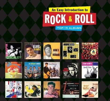 An Easy Introduction To Rock'n'Roll Top 15 Albums, 5 CDs