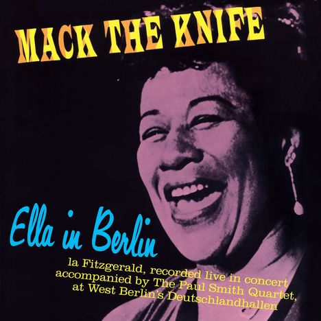 Ella Fitzgerald (1917-1996): Ella In Berlin (Mack The Knife) (180g) (Limited-Edition) (Colored Vinyl), LP