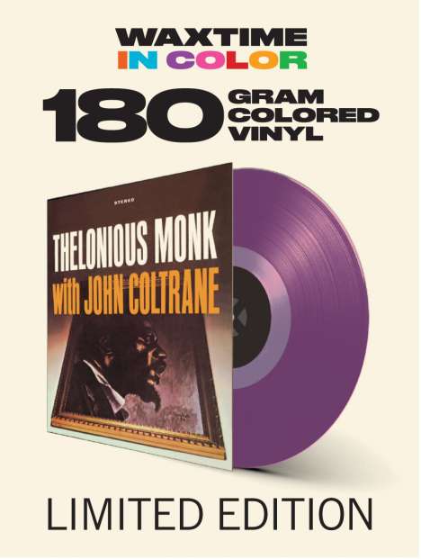 Thelonious Monk (1917-1982): With John Coltrane (180g) (Limited-Edition) (Translucent Purple Vinyl) (+1 Bonustrack), LP