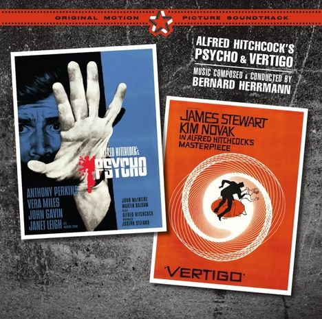 Bernard Herrmann (1911-1975): Filmmusik: Psycho / Vertigo + 2 (Limited Edition), 2 CDs