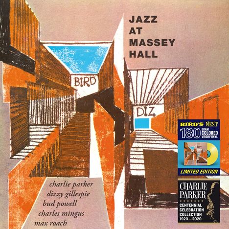 Charlie Parker (1920-1955): Jazz At Massey Hall (180g) (Limited Edition) (Yellow Vinyl), LP