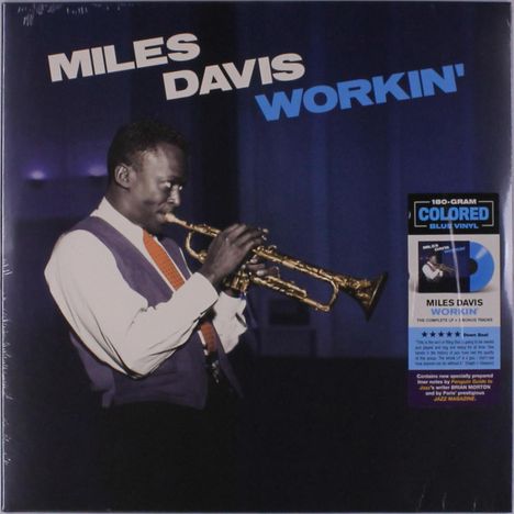 Miles Davis (1926-1991): Workin' (180g) (Blue Vinyl), LP