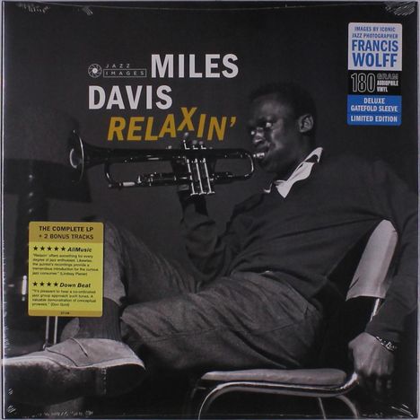 Miles Davis (1926-1991): Relaxin' (180g) (Limited Edition) (Francis Wolff Collection) +2 Bonus Tracks, LP