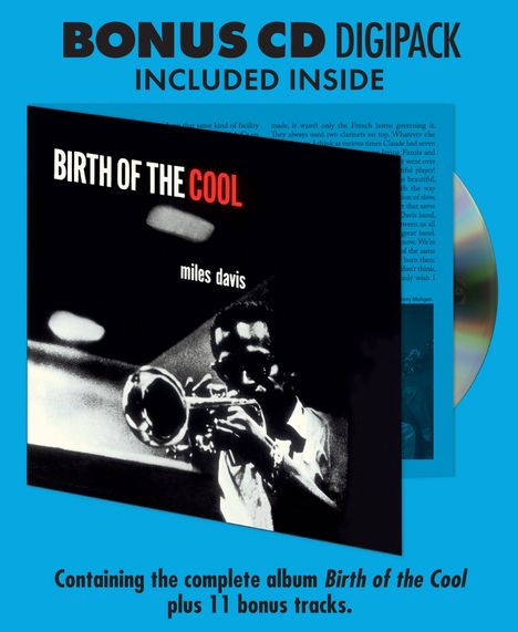 Miles Davis (1926-1991): Birth Of The Cool (180g), 1 LP und 1 CD