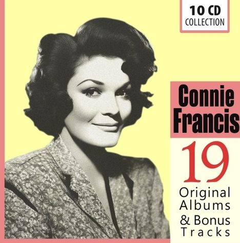 Connie Francis: 19 Original Albums + Bonus Tracks On 10 CDs, 10 CDs