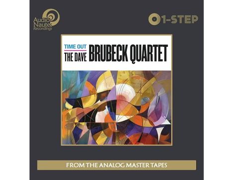 Oben steht "1-STEP", links ein Logo, unten "FROM THE ANALOG MASTER TAPES". Abstrakte Kreise und Formen in der Mitte.