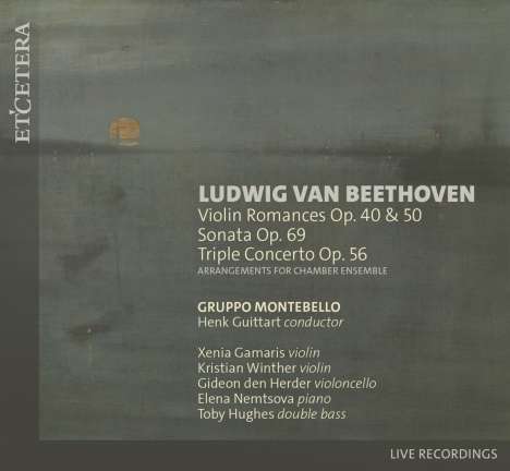 Ludwig van Beethoven (1770-1827): Tripelkonzert op.56 für Klavier,Violine,Cello, Kammerensemble (arrangiert von Henk Guittart), CD