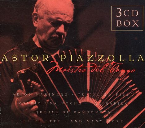 Astor Piazzolla (1921-1992): Maestro Del Tango, 3 CDs