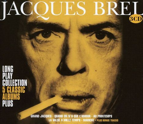 Jacques Brel (1929-1978): Long Play Collection, 3 CDs