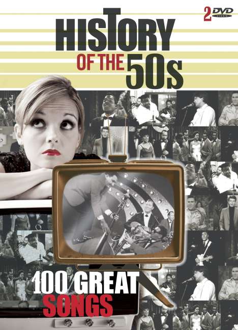 History Of The 50s - 100 Great Songs, 2 DVDs