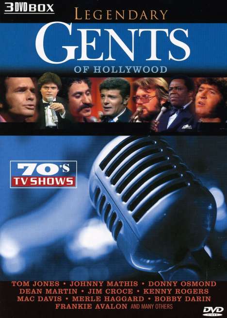 Legendary Gents Of Hollywood, 3 DVDs