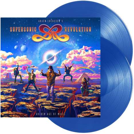 Arjen Lucassen's Supersonic Revolution: Golden Age Of Music (Limited Edition) (Blue Vinyl), 2 LPs