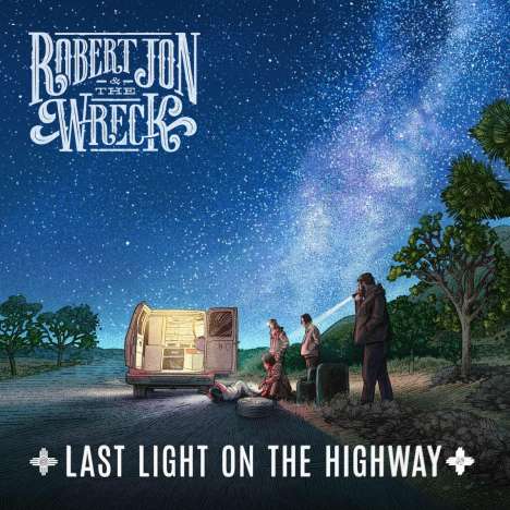 Robert Jon: Last Light On The Highway (180g) (Limited Edition) (Blue/White Vinyl), LP