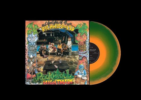 RKL Rich Kids On LSD: Rock 'N' Roll Nightmare (Limited Edition) (Green/Orange Vinyl), LP