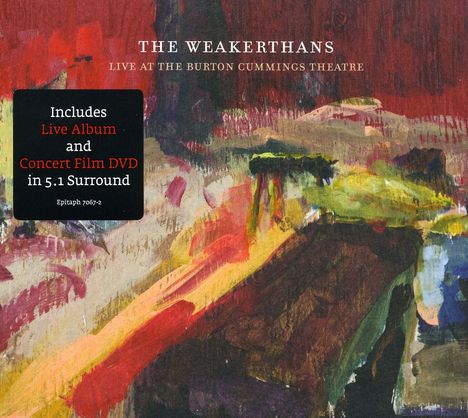 Weakerthans: Live At The Burton Cummings Theatre 2009 (CD + DVD), 1 CD und 1 DVD