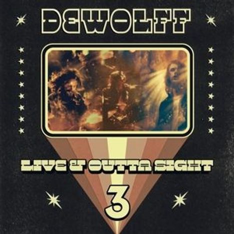 DeWolff: Live &amp; Outta Sight 3 (LP1: Slightly Gold Vinyl/LP 2: Dirty Pink Vinyl/LP3: Safari Vinyl), 3 LPs