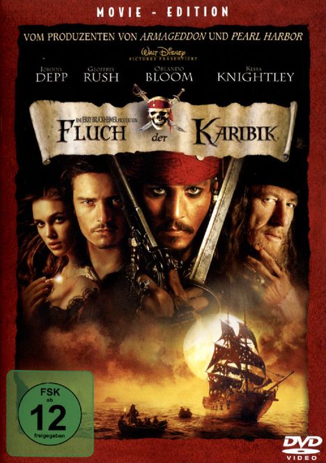 Pirates of the Caribbean - Fluch der Karibik, DVD