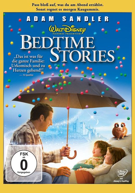 Bedtime Stories (2008), DVD
