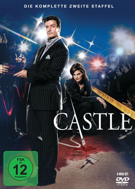 Castle Staffel 2, 6 DVDs