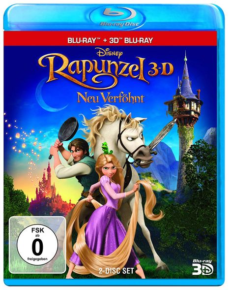 Rapunzel - Neu verföhnt (3D &amp; 2D Blu-ray), Blu-ray Disc