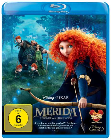 Merida (Blu-ray), Blu-ray Disc