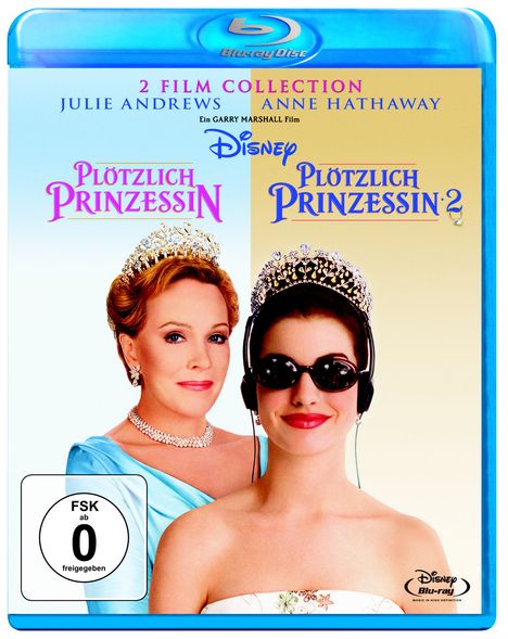 Plötzlich Prinzessin 1 &amp; 2 (Blu-ray), 2 Blu-ray Discs