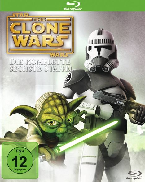 Star Wars: The Clone Wars Staffel 6 (Blu-ray), 3 Blu-ray Discs