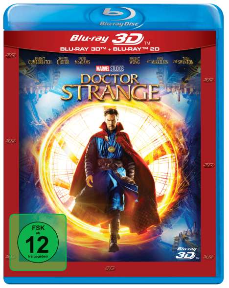 Doctor Strange (3D &amp; 2D Blu-ray), 2 Blu-ray Discs