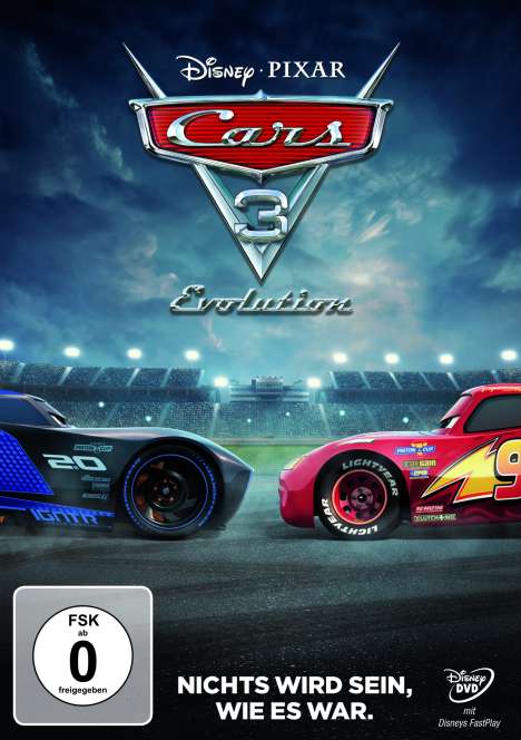 Cars 3: Evolution, DVD