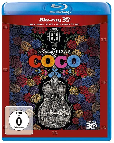 Coco (3D &amp; 2D Blu-ray), 2 Blu-ray Discs