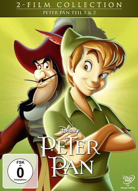 Peter Pan 1 &amp; 2, 2 DVDs