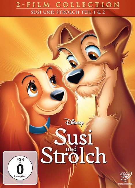 Susi und Strolch 1 &amp; 2, 2 DVDs