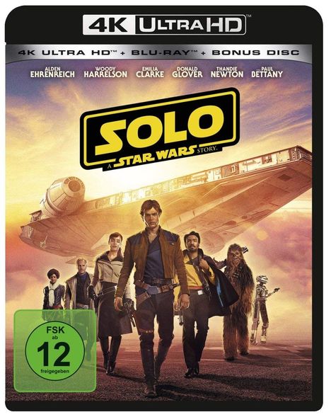 Solo: A Star Wars Story (Ultra HD Blu-ray &amp; Blu-ray), 1 Ultra HD Blu-ray und 2 Blu-ray Discs