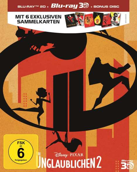 Die Unglaublichen 2 (Special Edition) (3D &amp; 2D Blu-ray), 3 Blu-ray Discs