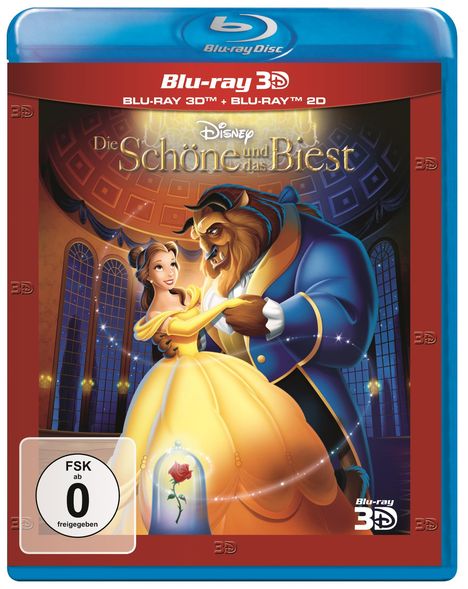 Die Schöne und das Biest (1991) (3D &amp; 2D Blu-ray), 2 Blu-ray Discs