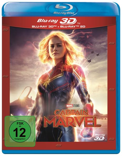 Captain Marvel (3D &amp; 2D Blu-ray), 2 Blu-ray Discs