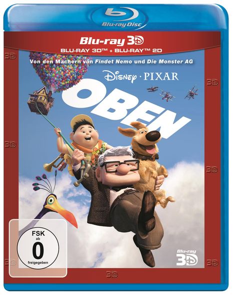 Oben (3D &amp; 2D Blu-ray), 2 Blu-ray Discs