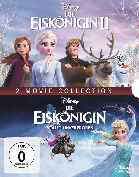 Die Eiskönigin 1 &amp; 2 (Blu-ray), 2 Blu-ray Discs