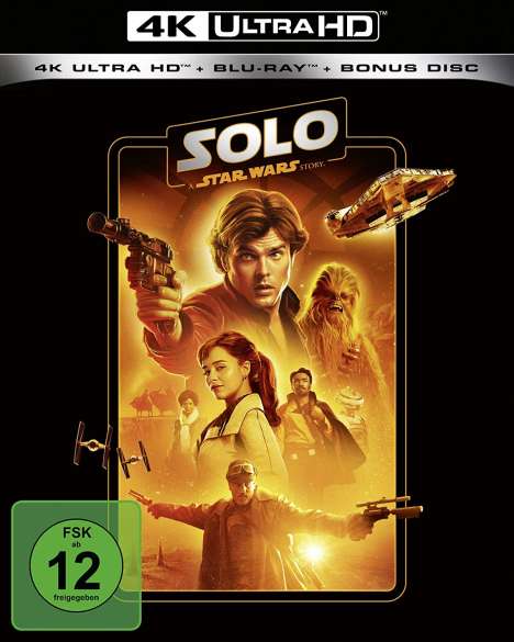 Solo: A Star Wars Story (Ultra HD Blu-ray &amp; Blu-ray), 1 Ultra HD Blu-ray und 2 Blu-ray Discs