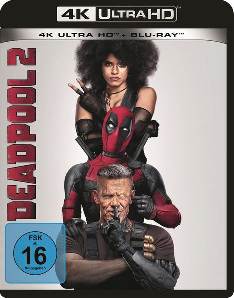 Deadpool 2 (Ultra HD Blu-ray &amp; Blu-ray), 1 Ultra HD Blu-ray und 1 Blu-ray Disc