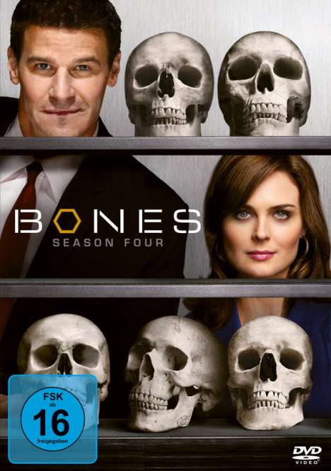 Bones - Die Knochenjägerin Staffel 4, 7 DVDs