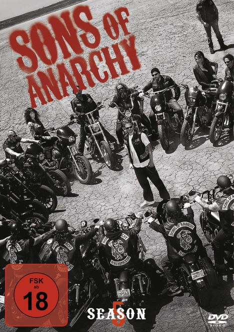 Sons of Anarchy Staffel 5, 4 DVDs