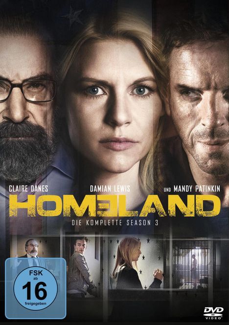 Homeland Staffel 3, 4 DVDs