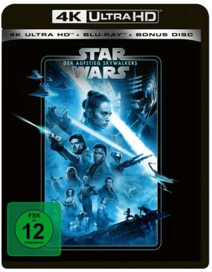Star Wars 9: Der Aufstieg Skywalkers (Ultra HD Blu-ray &amp; Blu-ray), 1 Ultra HD Blu-ray und 2 Blu-ray Discs