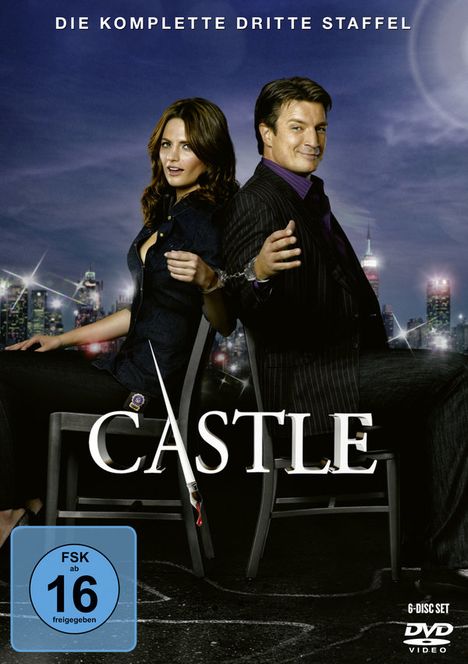 Castle Staffel 3, 6 DVDs